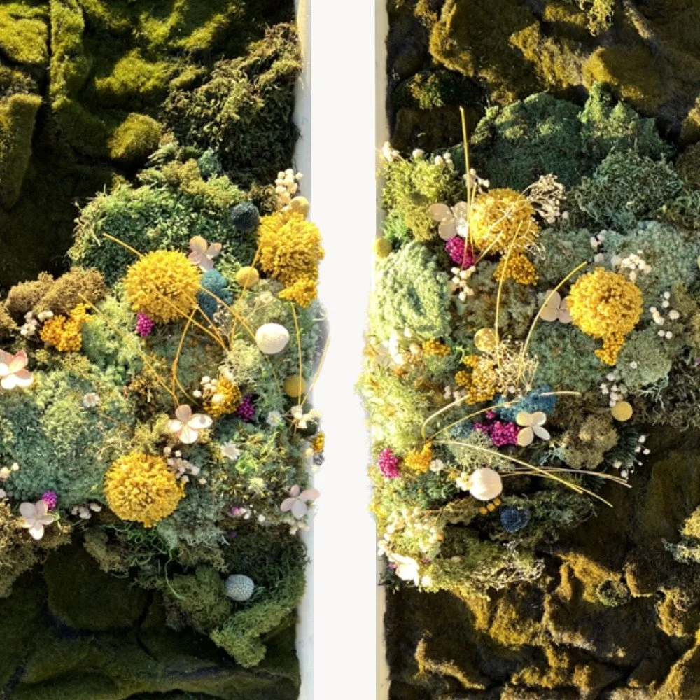 These Flowers Remind Me of You (Diptych) — ANGELA JUSTICE